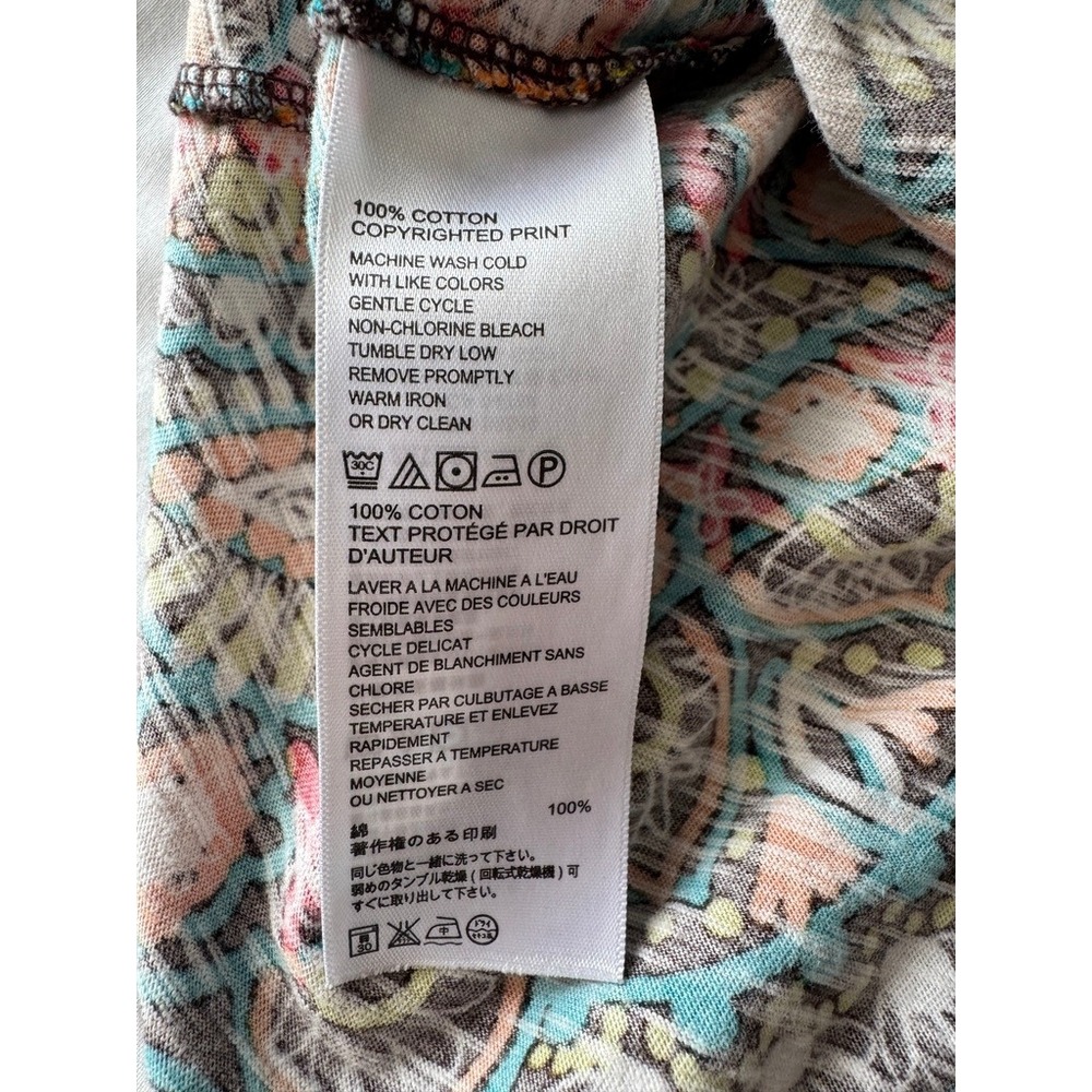 Tommy Bahama Paisley Floral Cotton Knit Sundress Sleeveless Multicolor XS Resort - Picture 6 of 12
